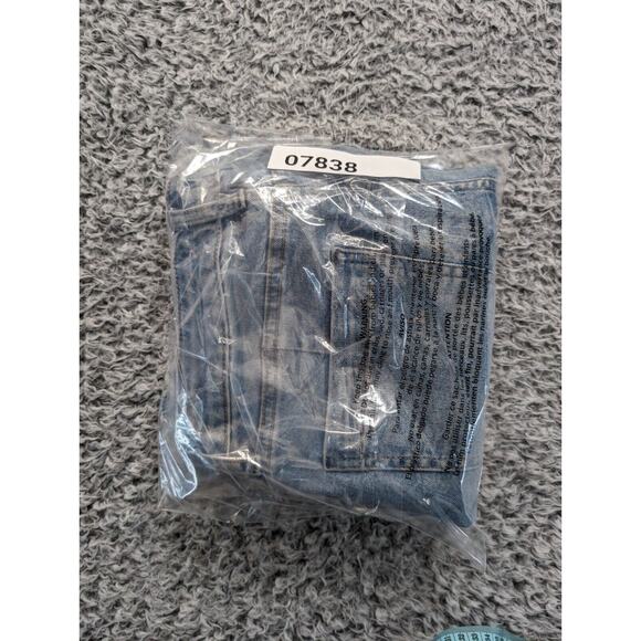 We the Free Jeans Women 28 Blue Distressed High Rise Casual CRVY Cropped Stretch - Picture 10 of 10